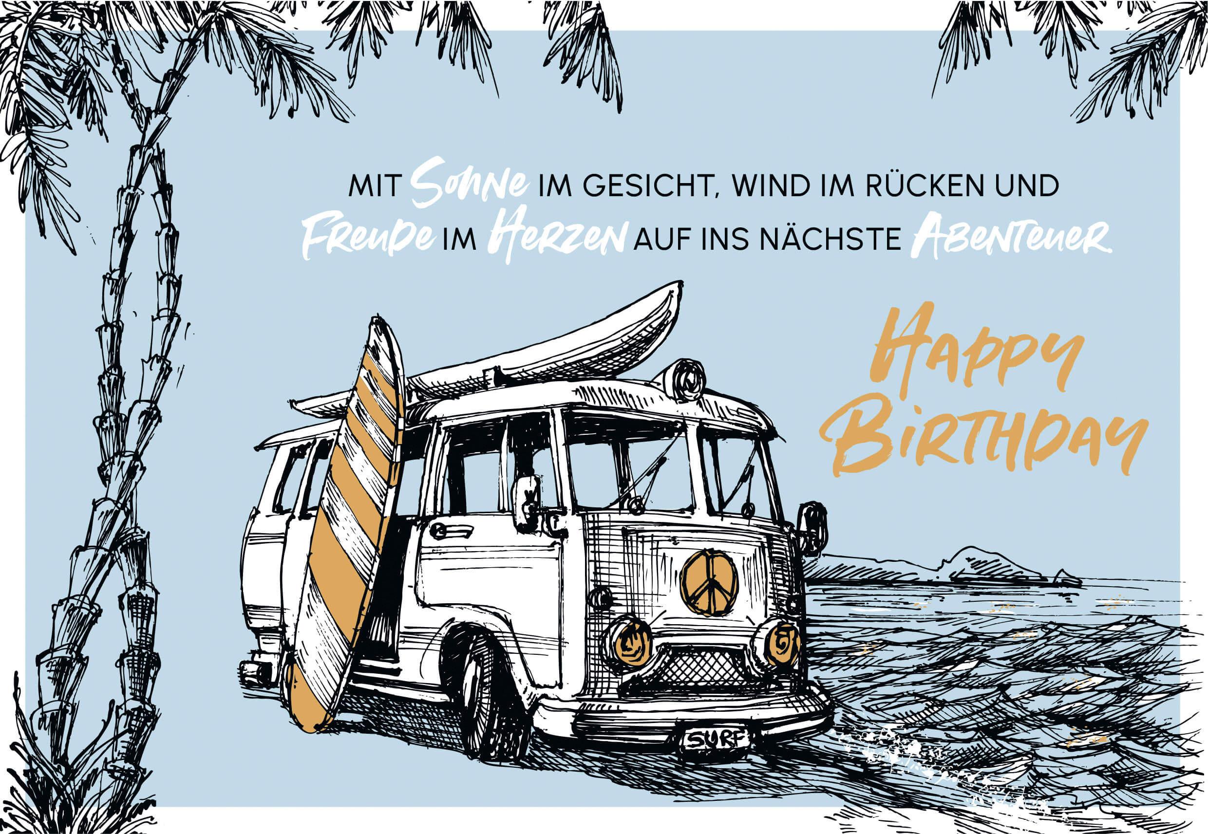 Glückwunschkarte Edelschwarz Multicolor - Basics, Papier (18/13cm)