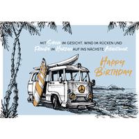 Glückwunschkarte Edelschwarz Multicolor - Basics, Papier (18/13cm)