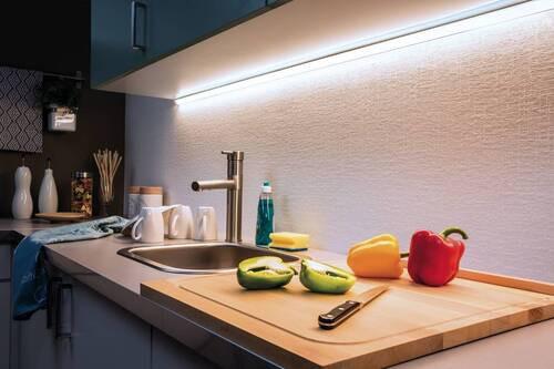 LED-Strip 70675 in Silberfarben max. 12 Watt - Silberfarben, Basics, Kunststoff (100,0cm) - Paulmann