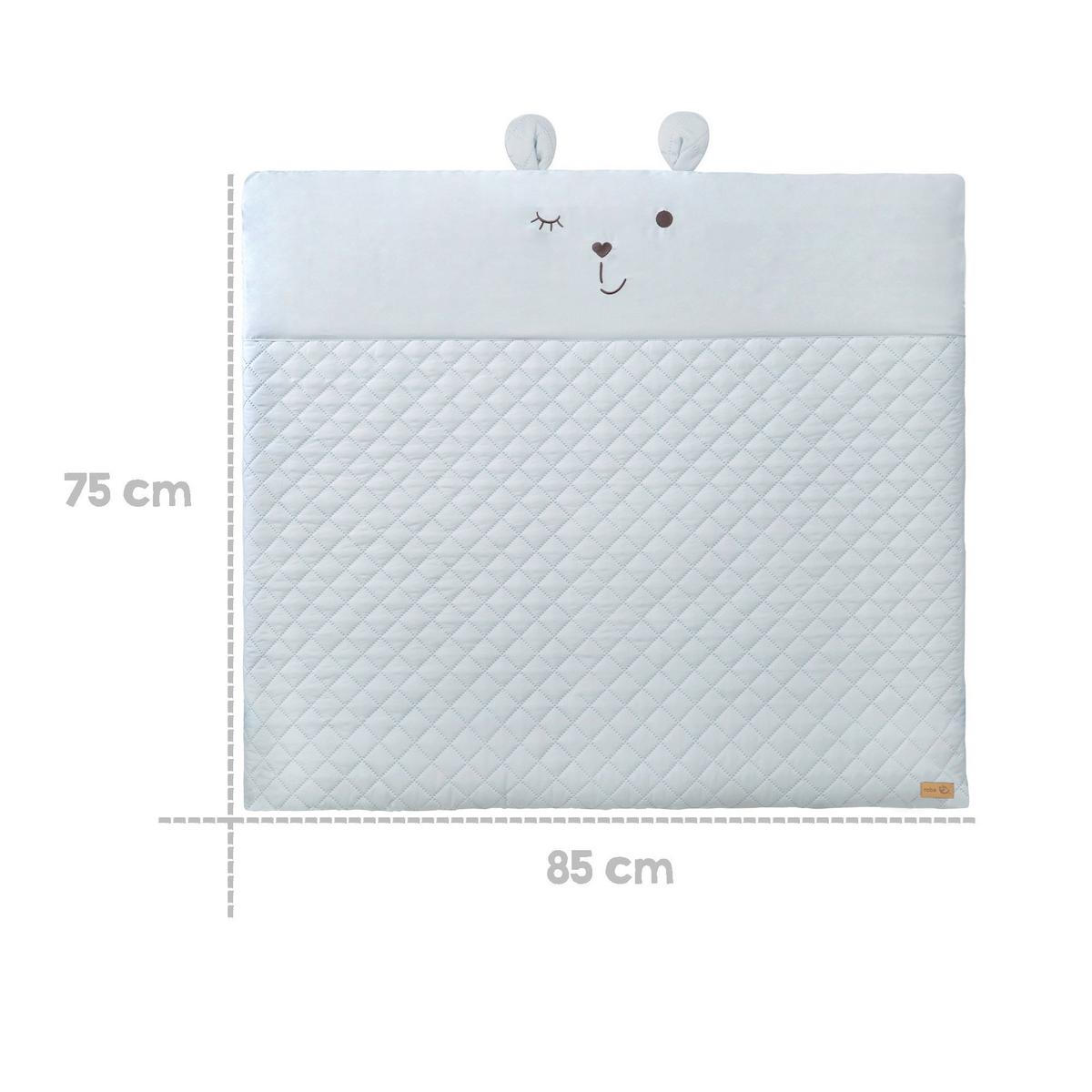 Krabbeldecke Roba Style Hellblau ca. 85x45x75cm - Hellblau, KONVENTIONELL, Textil (85/45/75cm) - Roba