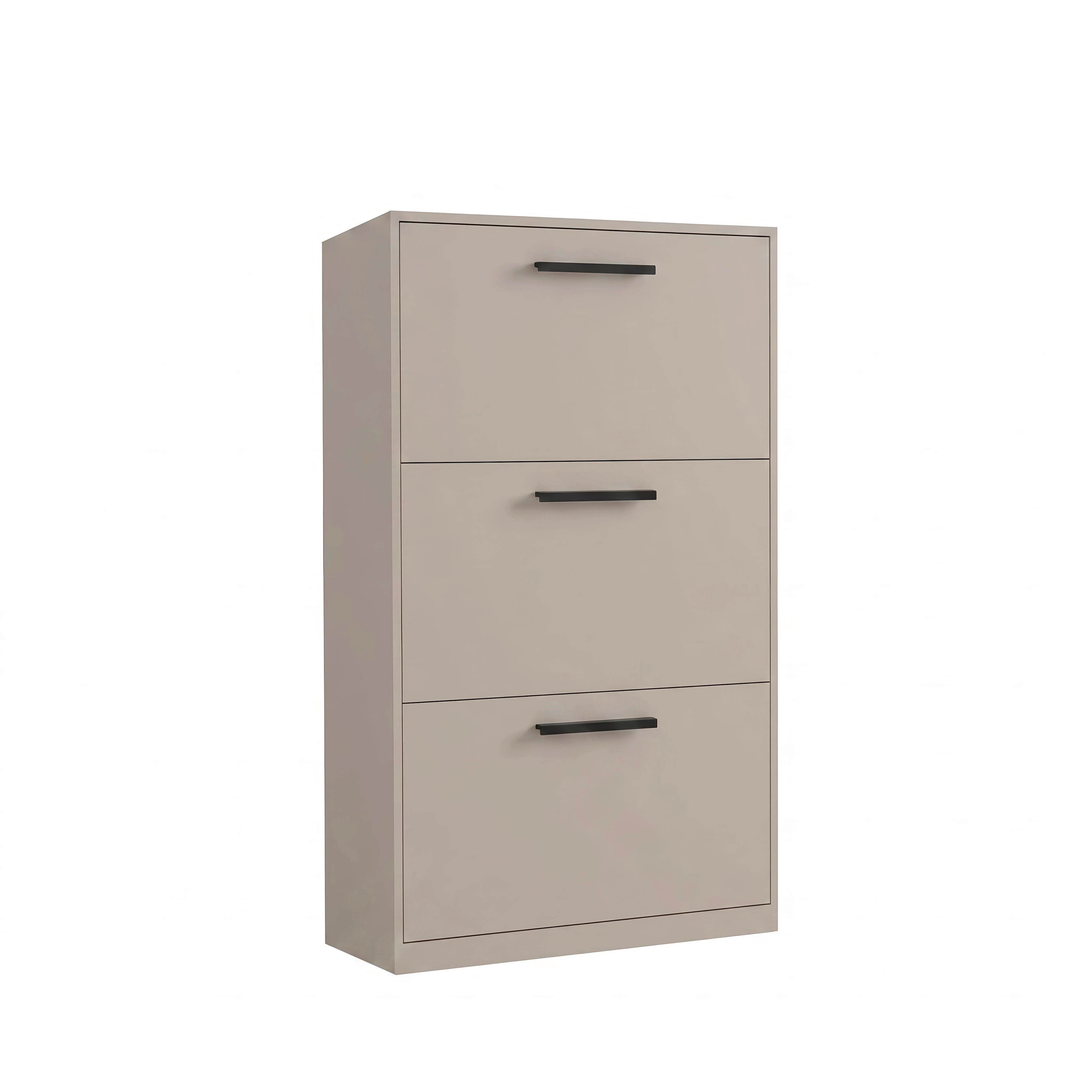 Dulap pentru pantofi LEON 3 - cașmir, Basics, material pe bază de lemn (64/119,7/19cm) - Modern Living