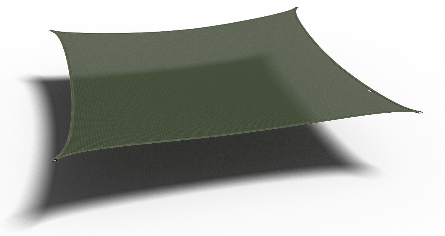 Sonnensegel Coolfit Grün - Olivgrün, MODERN, Kunststoff (360/1/360cm) - Gardenson