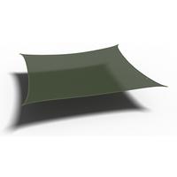 Sonnensegel Coolfit Grün - Olivgrün, MODERN, Kunststoff (360/1/360cm) - Gardenson