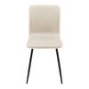 STOL ELIF - beige/svart, Modern, metall/trä (43/86/55cm) - Bessagi Home