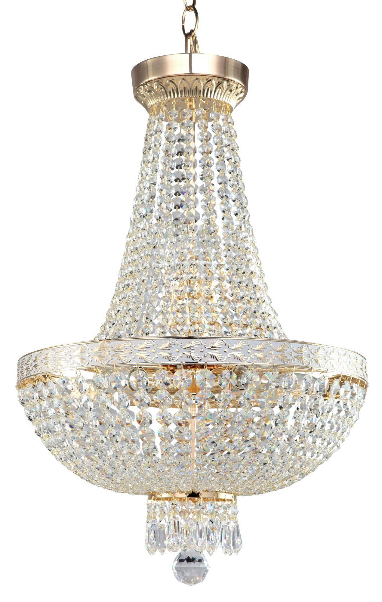KRONLEUCHTER BELLA - Goldfarben, Trend, Metall (40/61/40cm) - MAYTONI