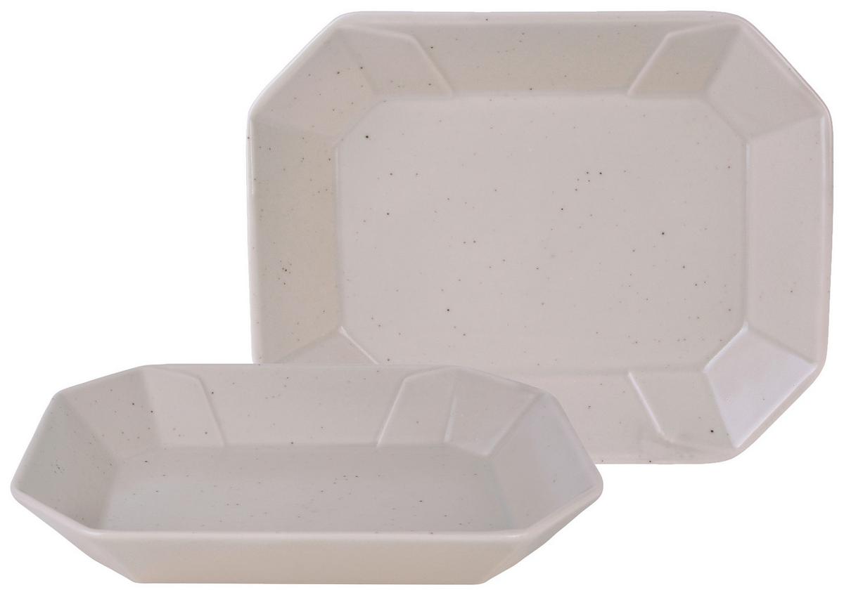 Set Posod Street Box, 2-Delni - krem barve, Basics, keramika (22/17cm) - Creatable