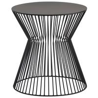 STOLIK BOCZNY MARA - czarny, Trend, metal (35/35/38cm) - Carryhome