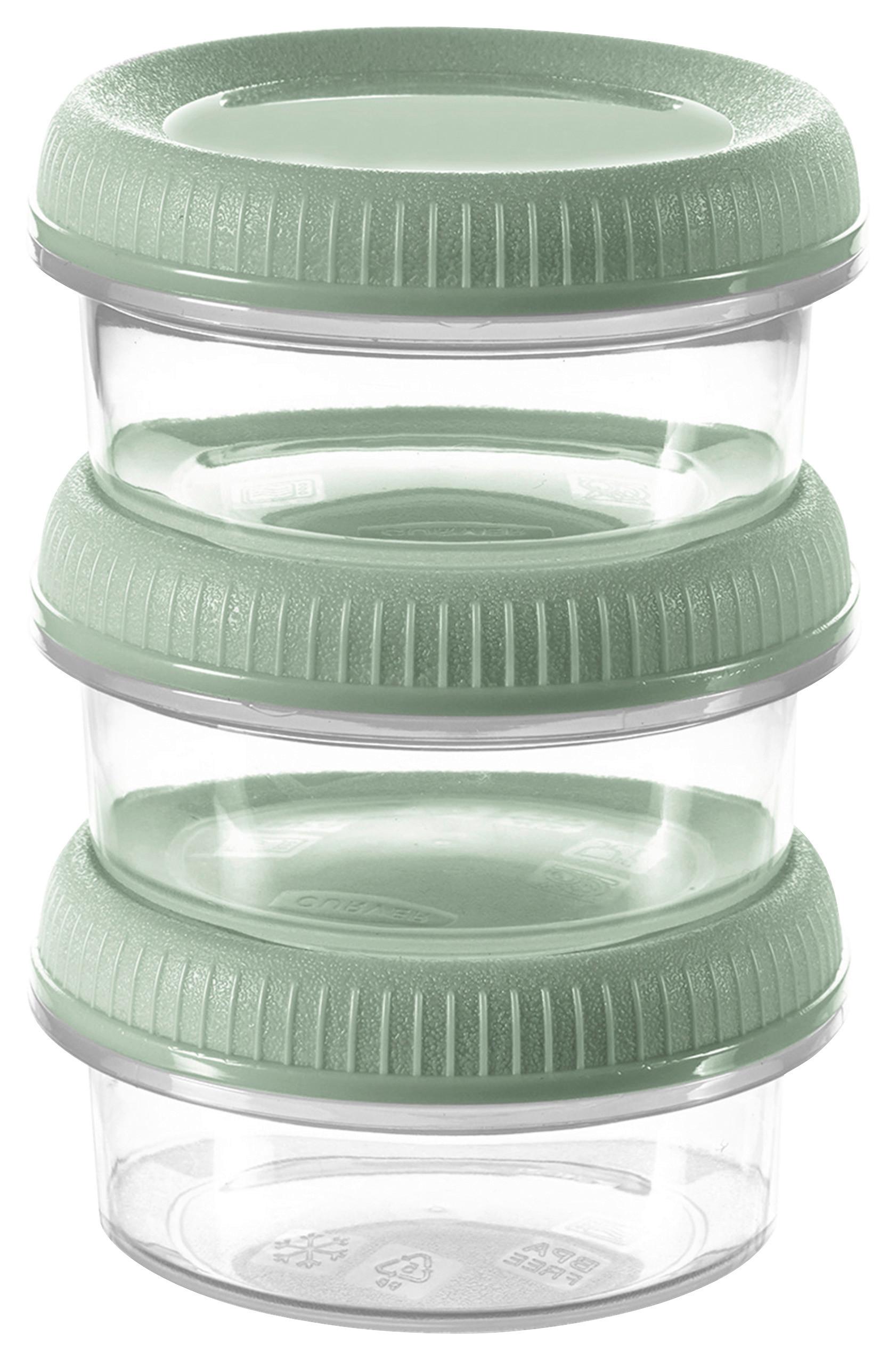 Szószostálka-készlet Curver Smart Eco - világoszöld, műanyag (7/10/7cm) - Curver