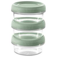 Szószostálka-készlet Curver Smart Eco - világoszöld, műanyag (7/10/7cm) - Curver