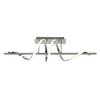 LED-TAKLAMPA LINA - kromfärg/nickelfärgad, Modern, metall/plast (20/80/26,5cm) - Mömax