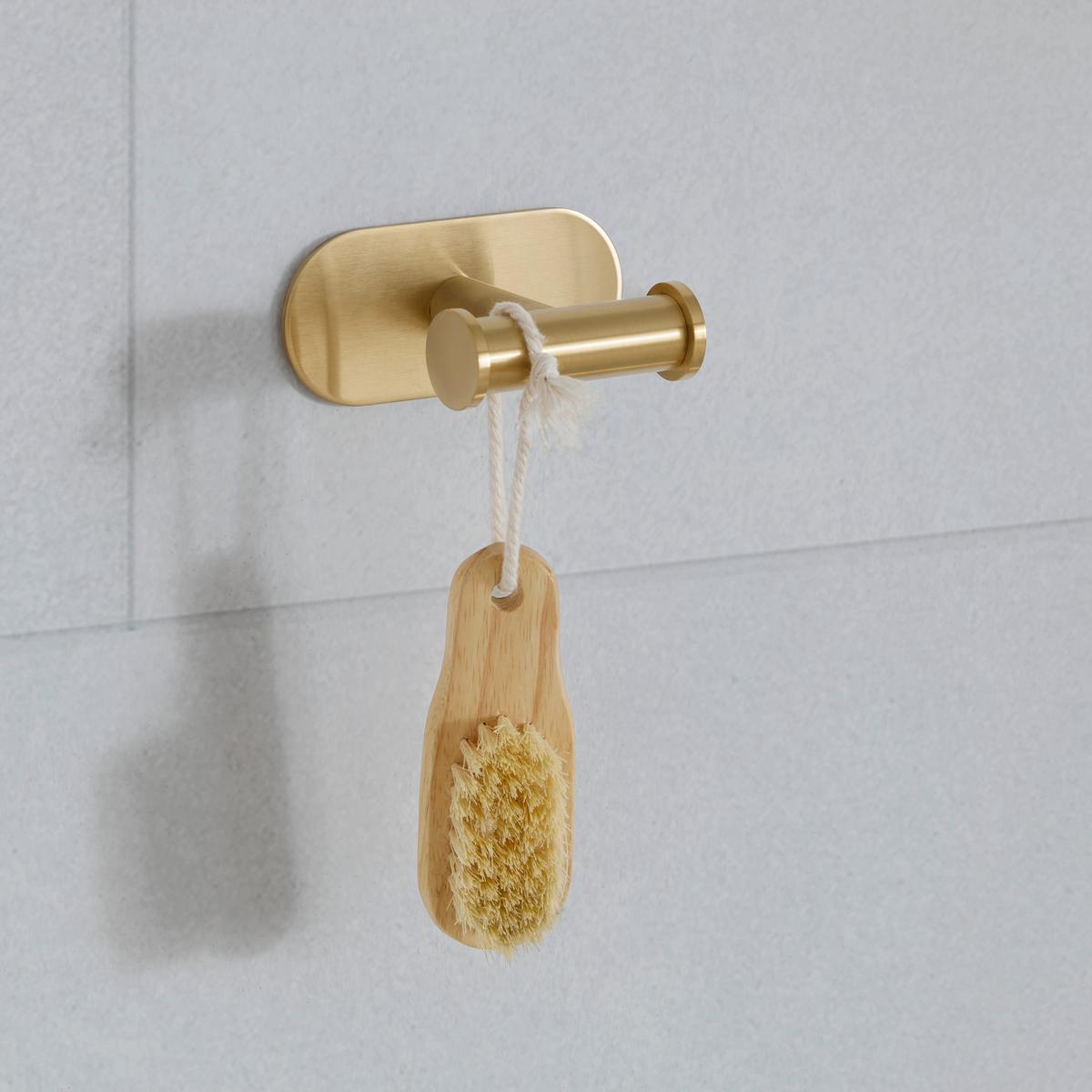Doppelhaken in Goldfarben - Goldfarben, Lifestyle, Metall (10/4,5/6,5cm) - Mömax