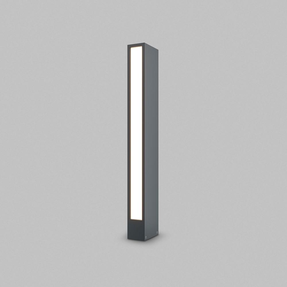 Außenleuchte Hof Graphitfarben max. 12 Watt - Graphitfarben, Basics, Metall (10/6/60cm) - MAYTONI