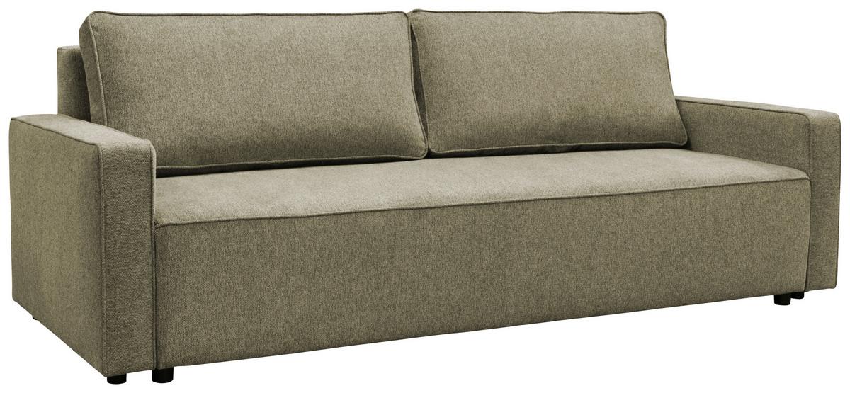 Canapea extensibila NICOLE - maro deschis, Modern, textil (232/90/100cm) - Modern Living