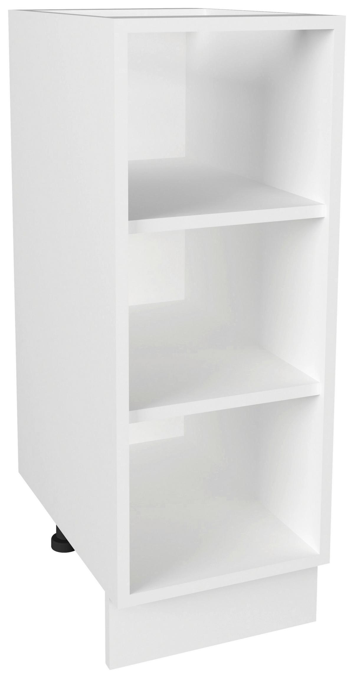 Kuhinjska Spodnja Omarica Esilo, Bela - bela, Design, leseni material (30/81/44cm) - MID.YOU