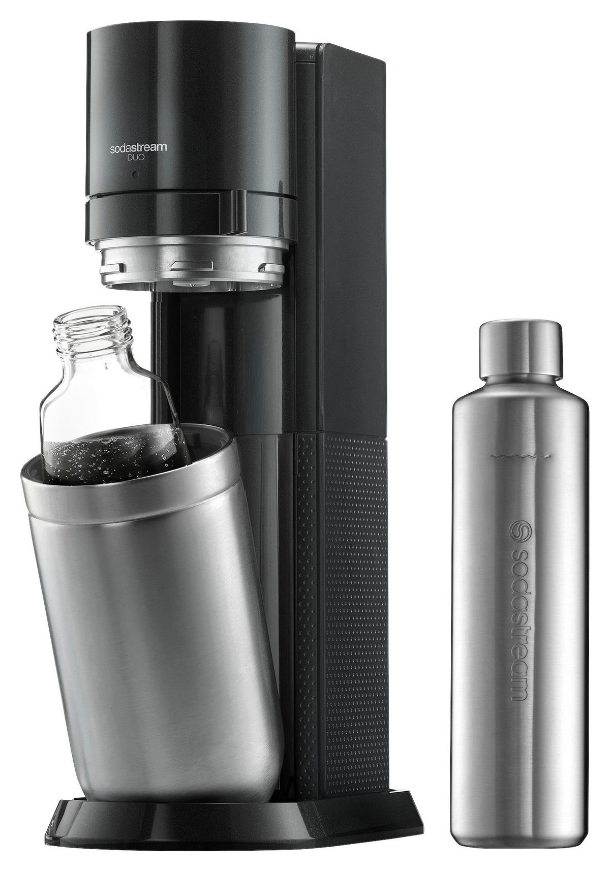 SATURATOR DUO TITAN - antracytowy, Basics, tworzywo sztuczne/metal (15.8/44/31cm) - SodaStream