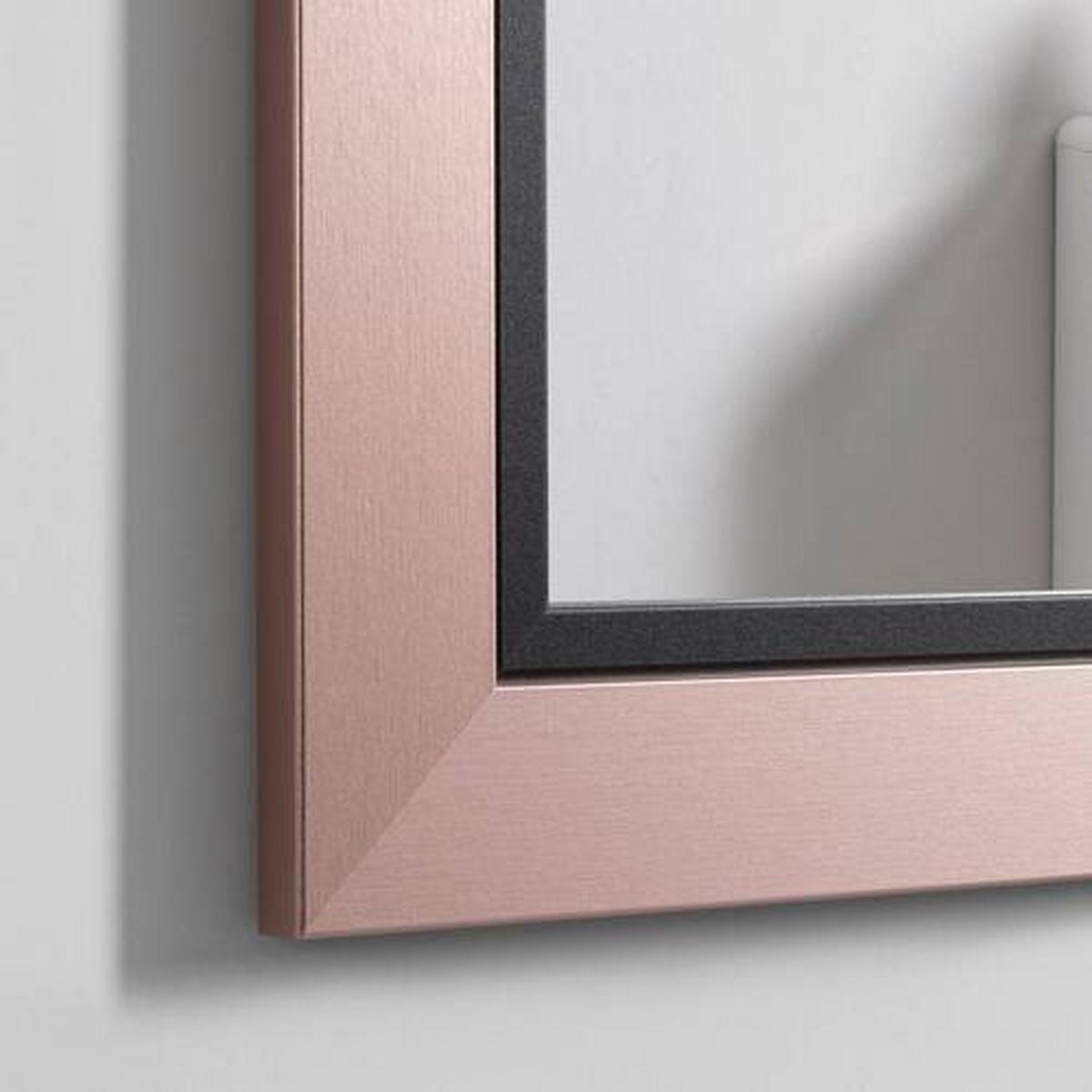 Wandspiegel Rose in Rosa - Rosa, Modern, Glas/Holzwerkstoff (55/165cm) - Mömax