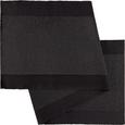 Tischläufer Brando in Schwarz - Schwarz, LIFESTYLE, Textil (45/150cm)