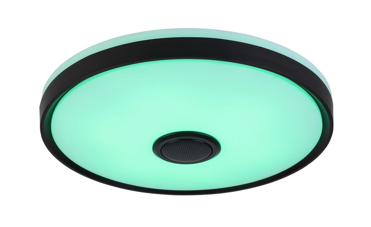 LED Smart Mennyezeti Lámpa Mirsada - fekete/fehér, műanyag/fém (40/9cm) - Premium Living