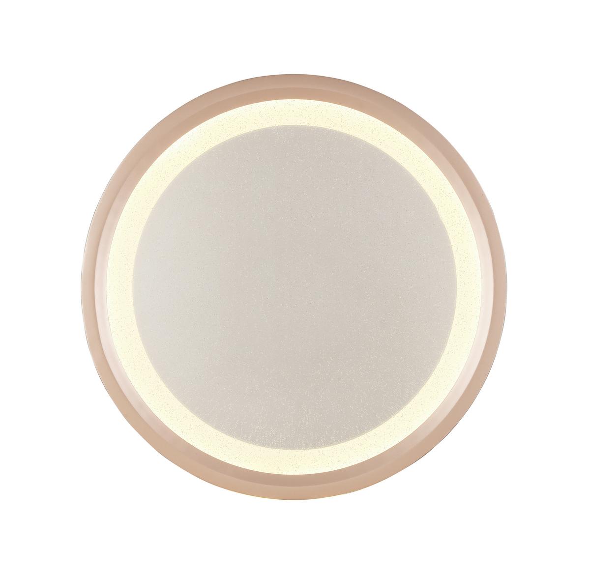 LED Mennyezeti Lámpa Korti - fekete/cappuccino, Modern, műanyag/fém (40/6.1cm) - Modern Living