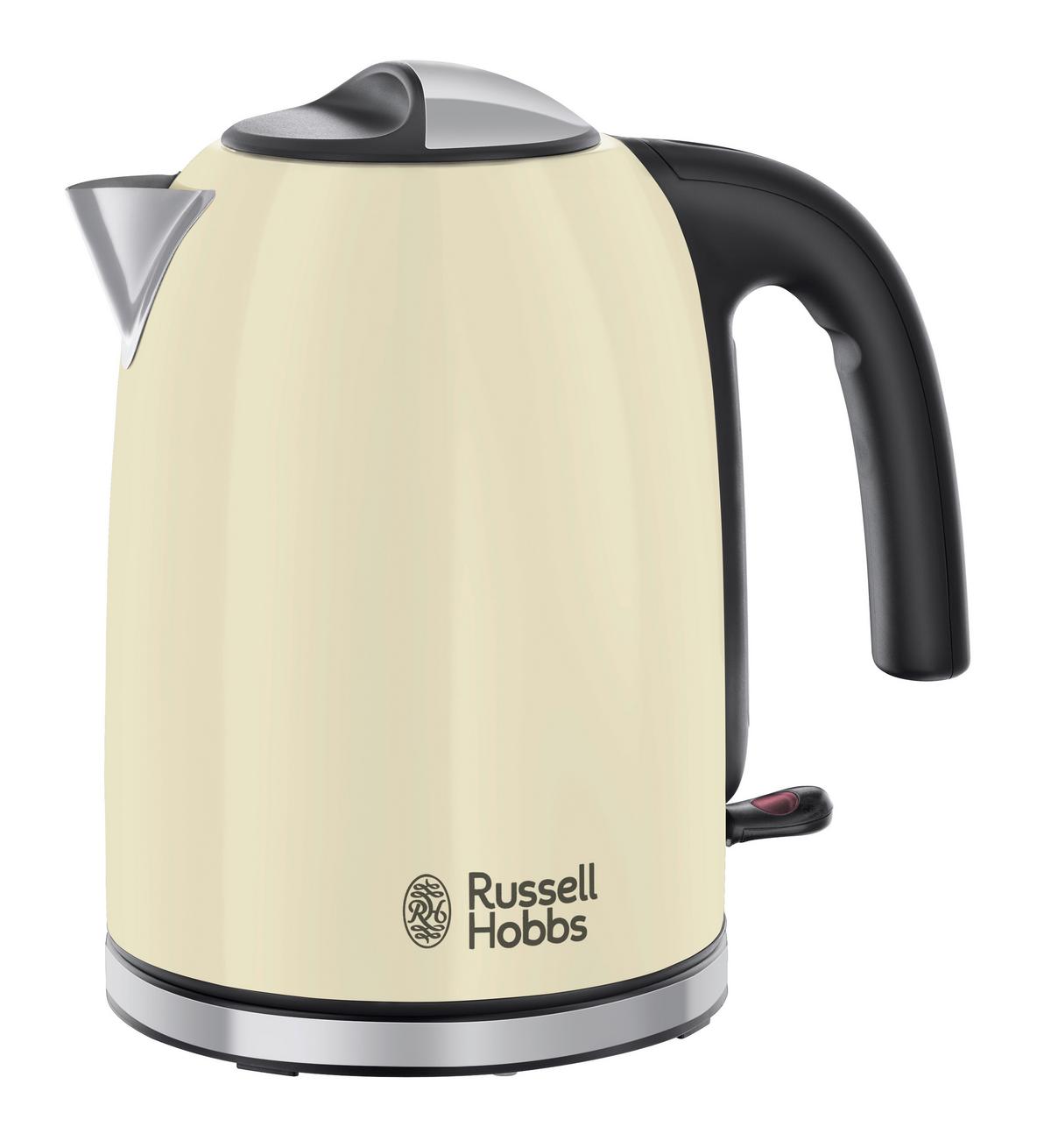 Vízforraló Russell Hobbs Colours Plus+ - krémszínű, Modern, műanyag - Russell Hobbs