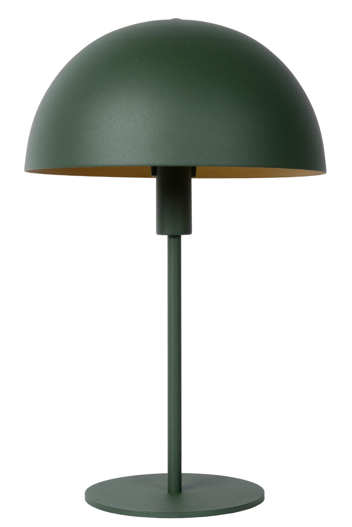 LAMPA STOŁOWA 45596/01/33 SIEMON - zielony/kolor mosiężny, Design, metal (25/40cm) - Lucide