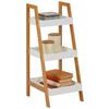 STEGHYLLA STEP -SB- - vit/naturfärgad, Modern, trämaterial/naturmaterial (30/75/34,5cm) - Mömax