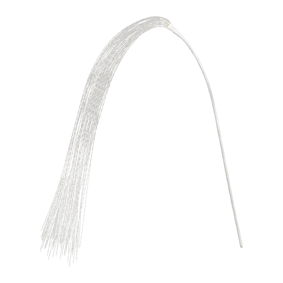 Kunstpflanze Lamettazweig I Klar - Klar/Dunkelgrau, Basics, Kunststoff (139cm) - Mömax