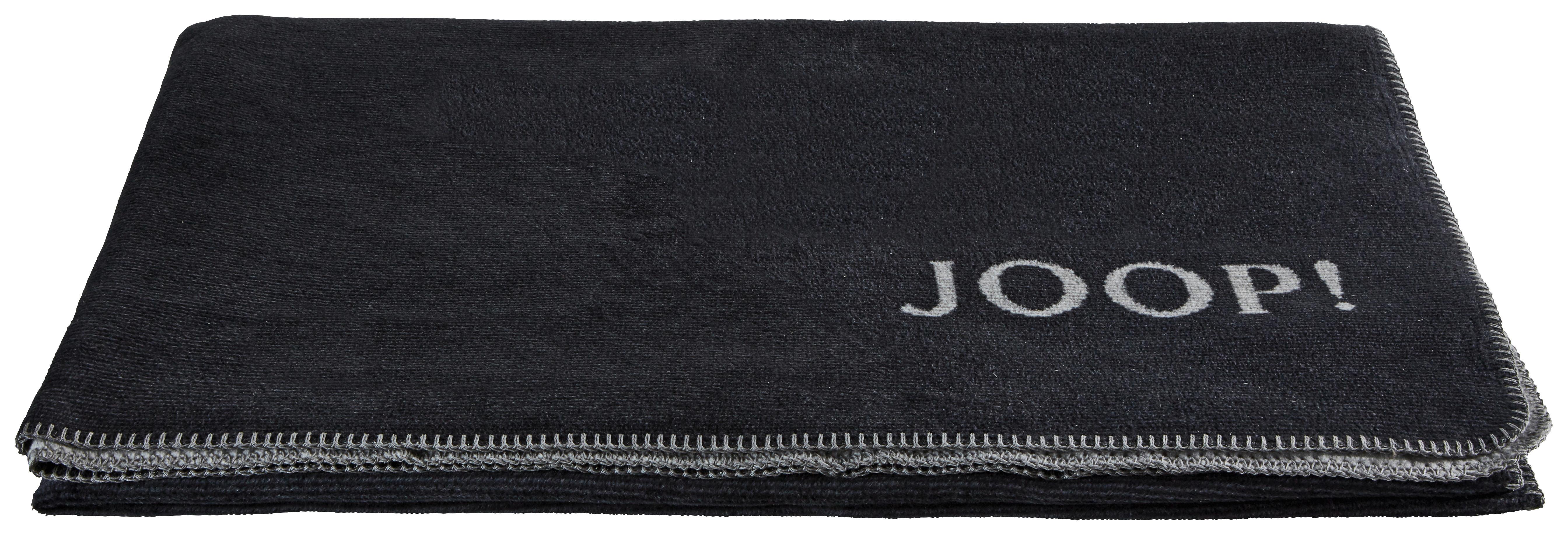 KOC DOMOWY JOOP! MELANGE-DOUBLEFACE - czarny/kolor grafitowy, Design, tkanina (150/200cm) - Joop!