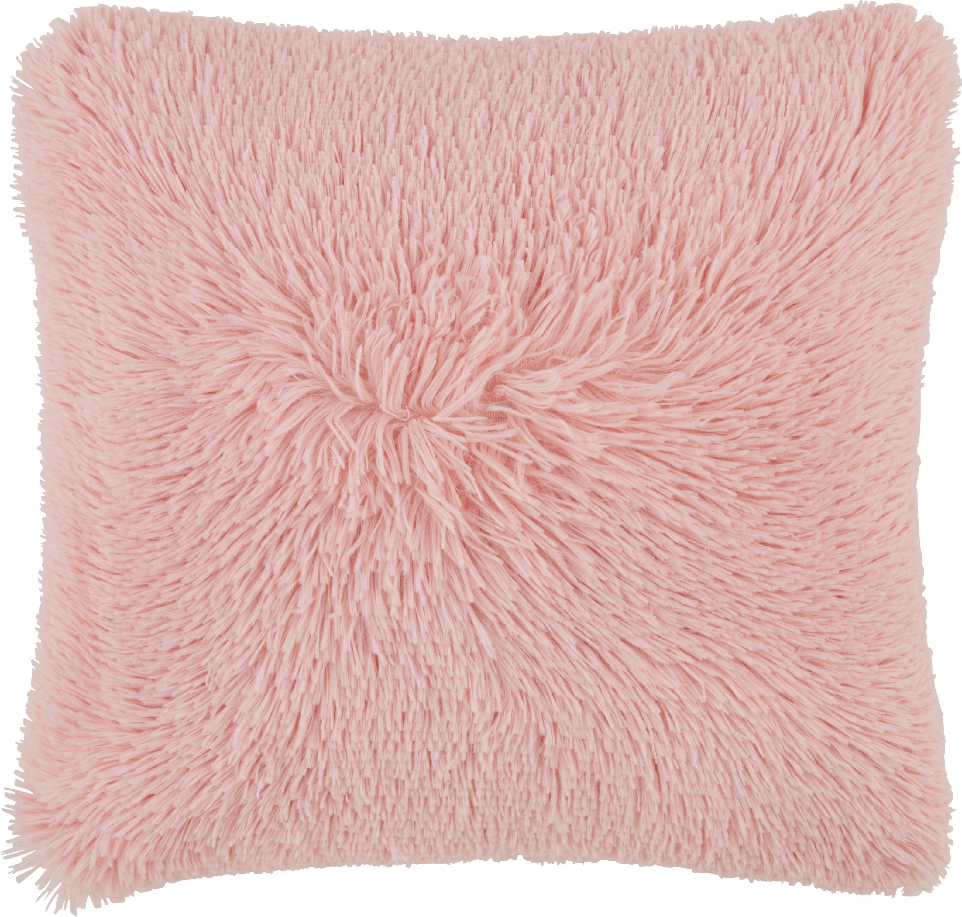 Zierkissen Fluffy Rosa ca. 45x45cm - Rosa, Textil (45/45cm) - Mömax modern living