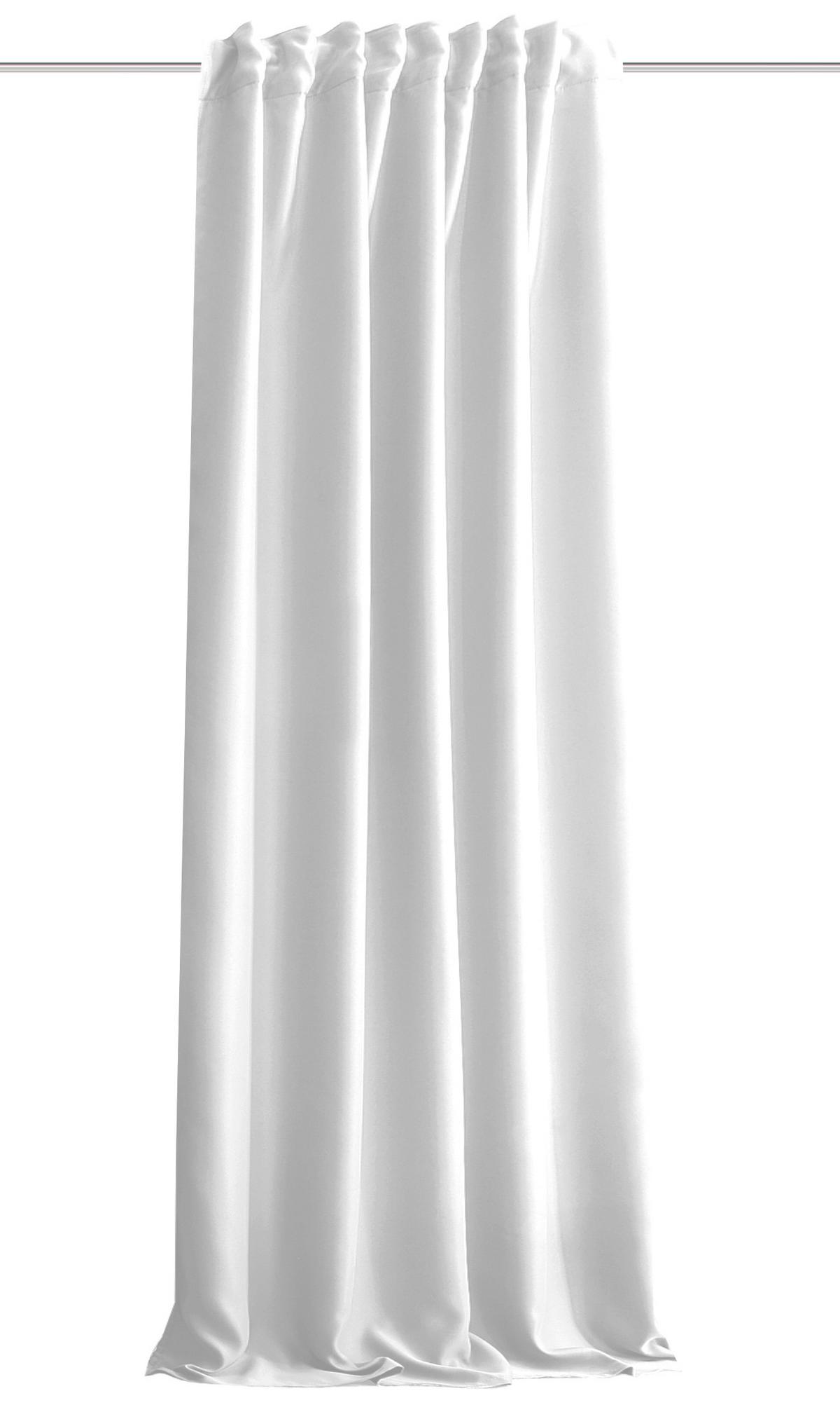 Lärmschutzvorhang Acustico Weiß ca. 135x225cm - Weiß, KONVENTIONELL, Textil (135/225cm)