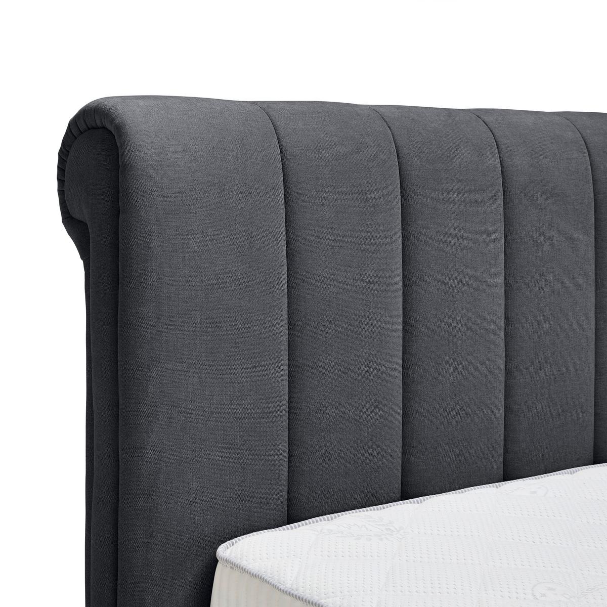 Boxspringbett Belano Schwarz ca. 180x200cm - Schwarz, KONVENTIONELL, Holz/Holzwerkstoff (180/200cm) - Premium Living
