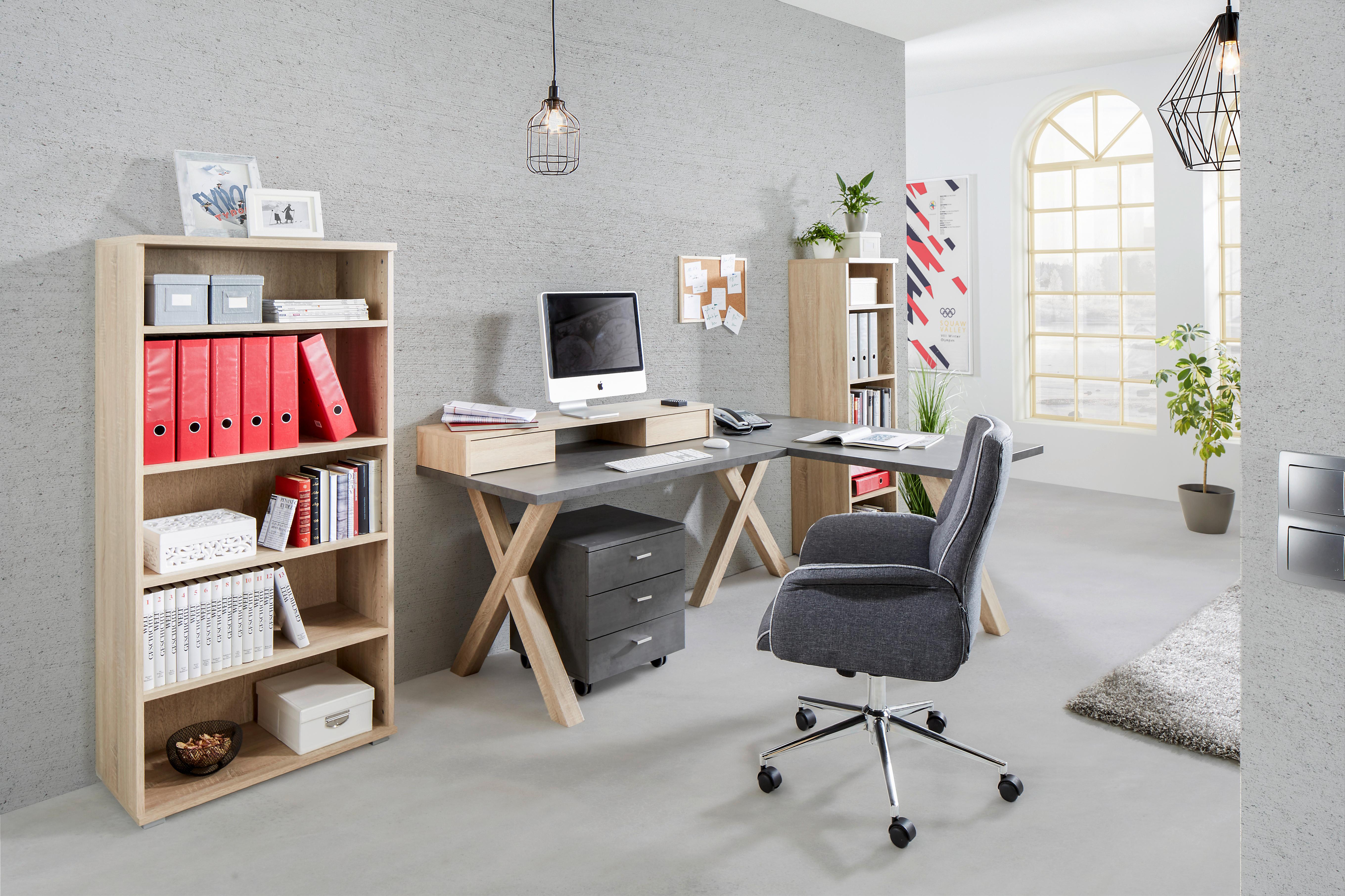 online kaufen Schreibtisch Graphitfarben mömax in ➤