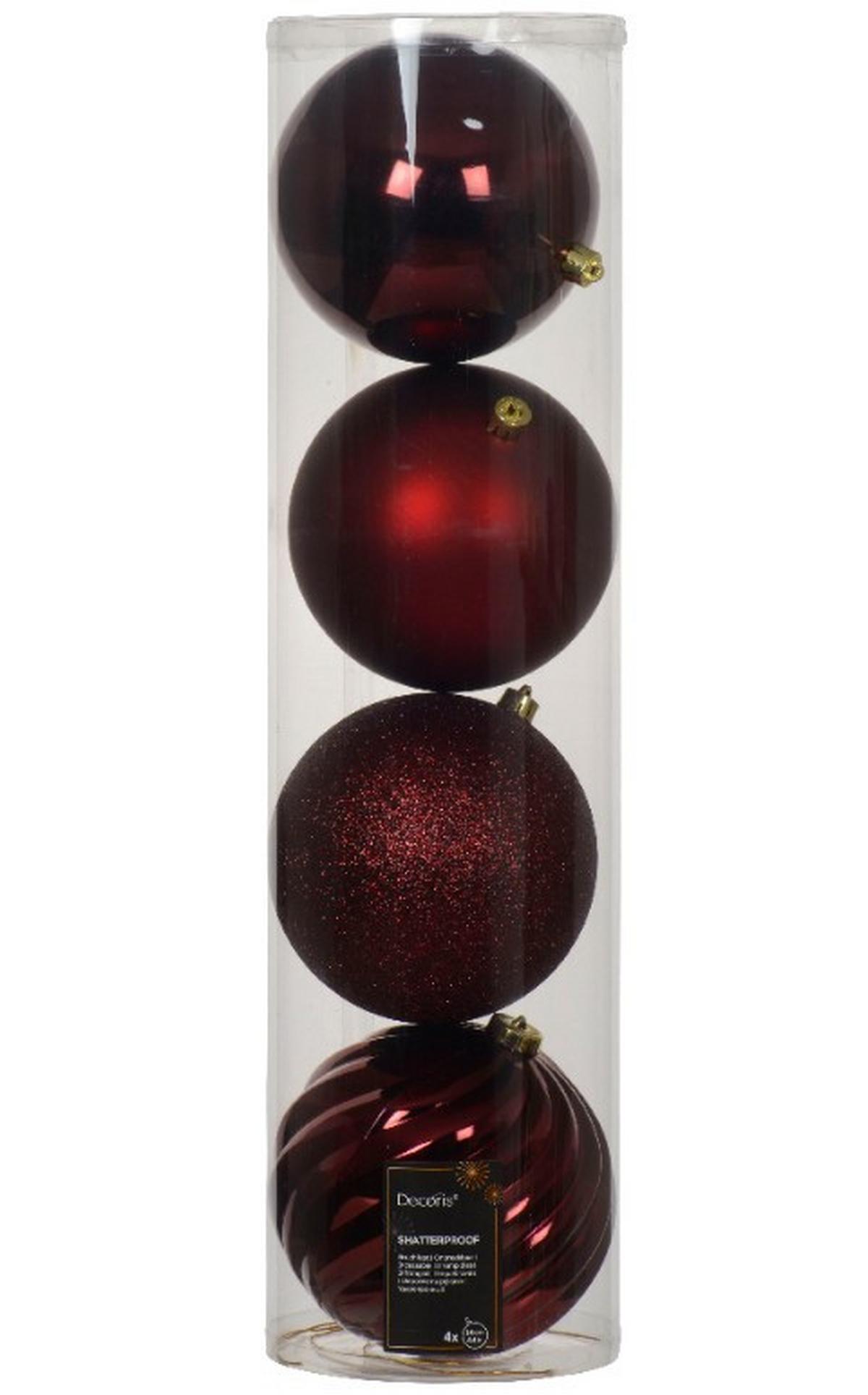 ZESTAW BOMBEK CHOINKOWYCH 021298 - KUGELN - Basics (14,00/14,00/14,00cm)