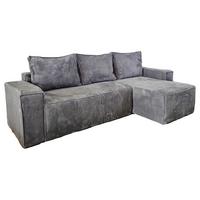 Kutna Garnitura Denver - siva, Moderno, drvni materijal/tekstil (230/140cm) - Based
