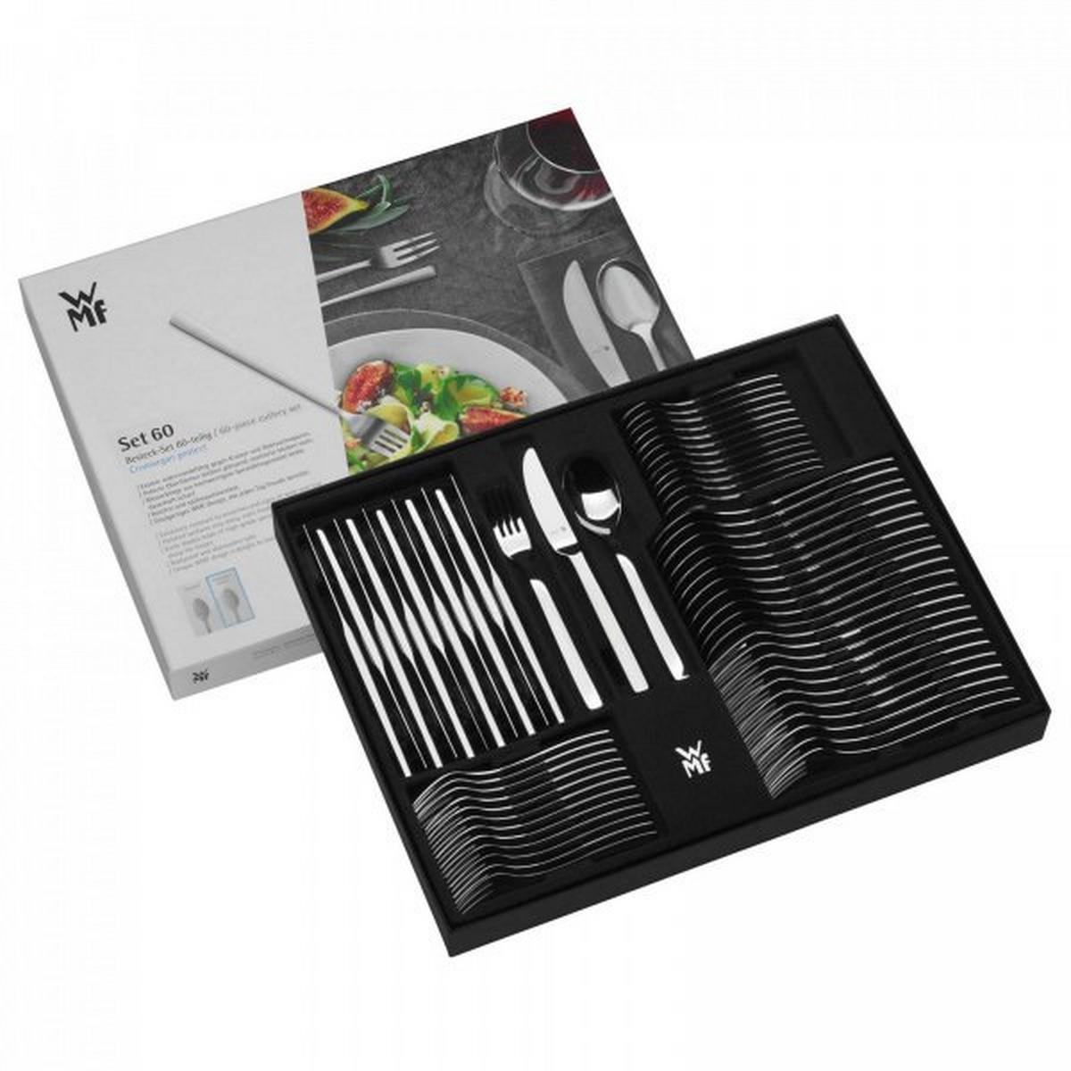 ZESTAW SZTUĆCÓW 11 7700 9990 PALERMO WMF - kolor stalowy, Konventionell, metal - WMF
