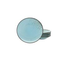 Set Desertnih Krožnikov Lightblue, 6-Delni - pastelno modra, Trend, keramika (21cm) - Creatable