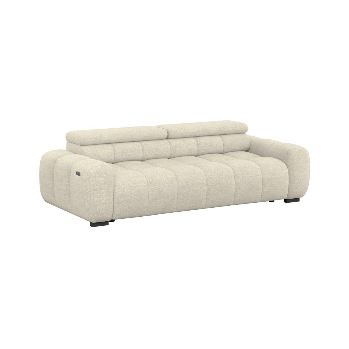 Velika Sofa Bull - crna/krem, Trend, tekstil/plastika (248cm) - Luca Bessoni