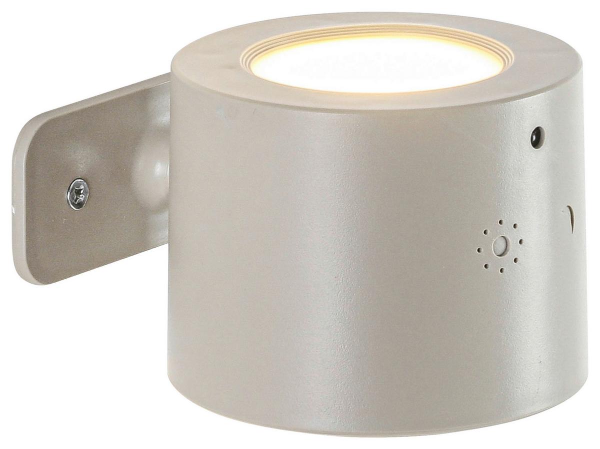LED-Wandleuchte Rig 2 Sandfarben max. 3,5 Watt - Sandfarben, MODERN, Kunststoff/Metall (9,3/7,5/5,2cm) - Modern Living