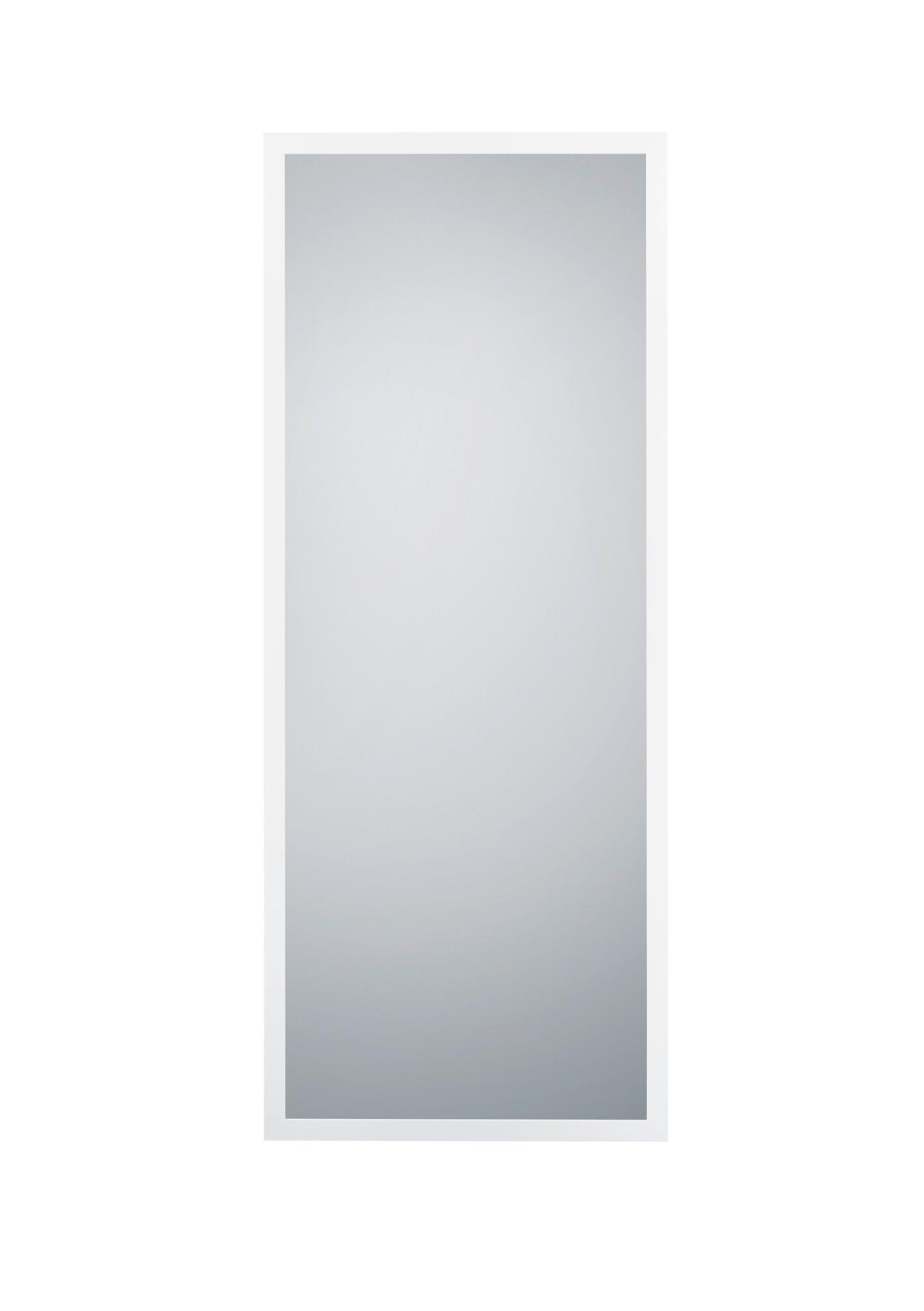 Spiegel Tabea Weiß ca. 66x166cm - Weiß, KONVENTIONELL, Glas/Holzwerkstoff (66/166cm) - Mömax