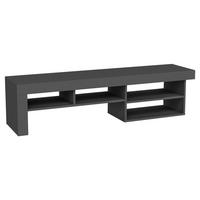Nizka Omarica Hestia - antracit, Design, leseni material (160/40/38cm) - MID.YOU