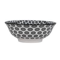 Suppenteller Shiva Schwarz/Weiß - Schwarz/Weiß, LIFESTYLE, Keramik (21/7,8cm) - Mömax