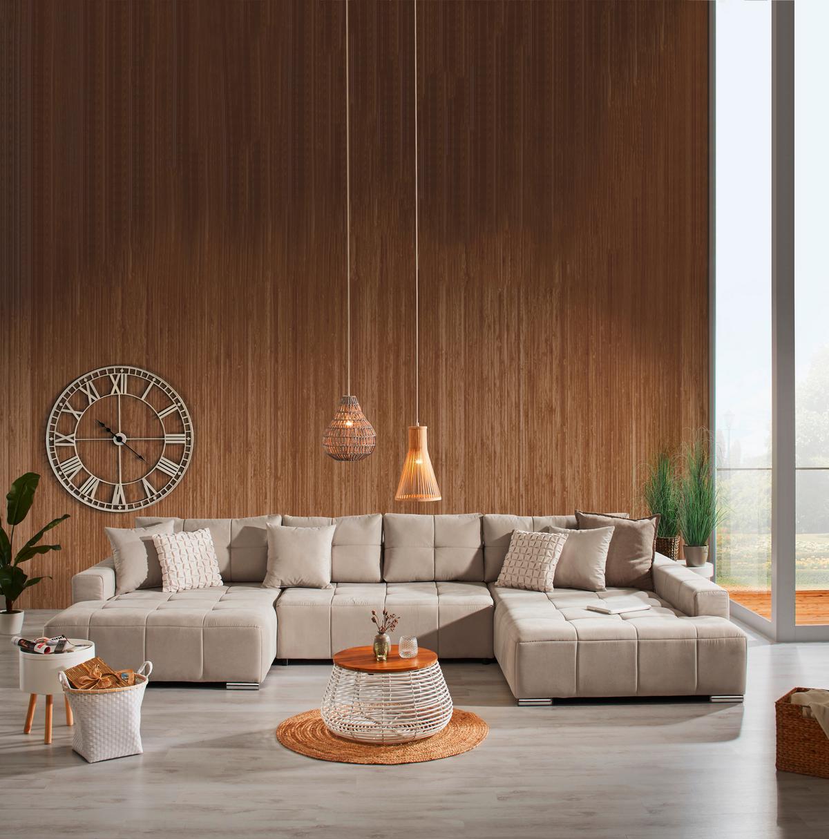 Műnövény Bambus Ii - barna/zöld, műanyag (120cm) - Modern Living