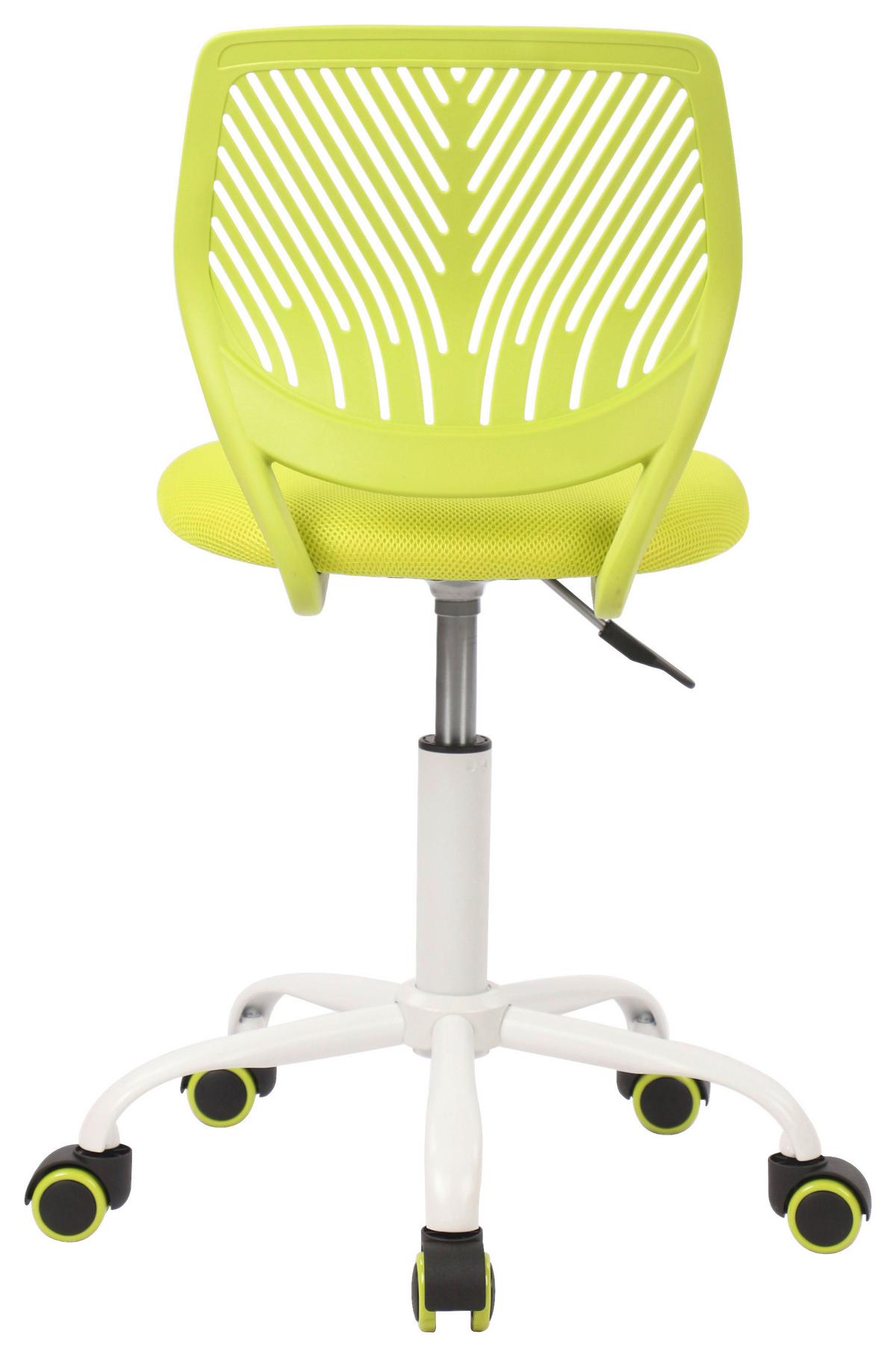 Jugenddrehstuhl Kira Grün ca. 40x87x44cm - Weiß/Grün, MODERN, Holz/Kunststoff (40/87/44cm) - Mömax