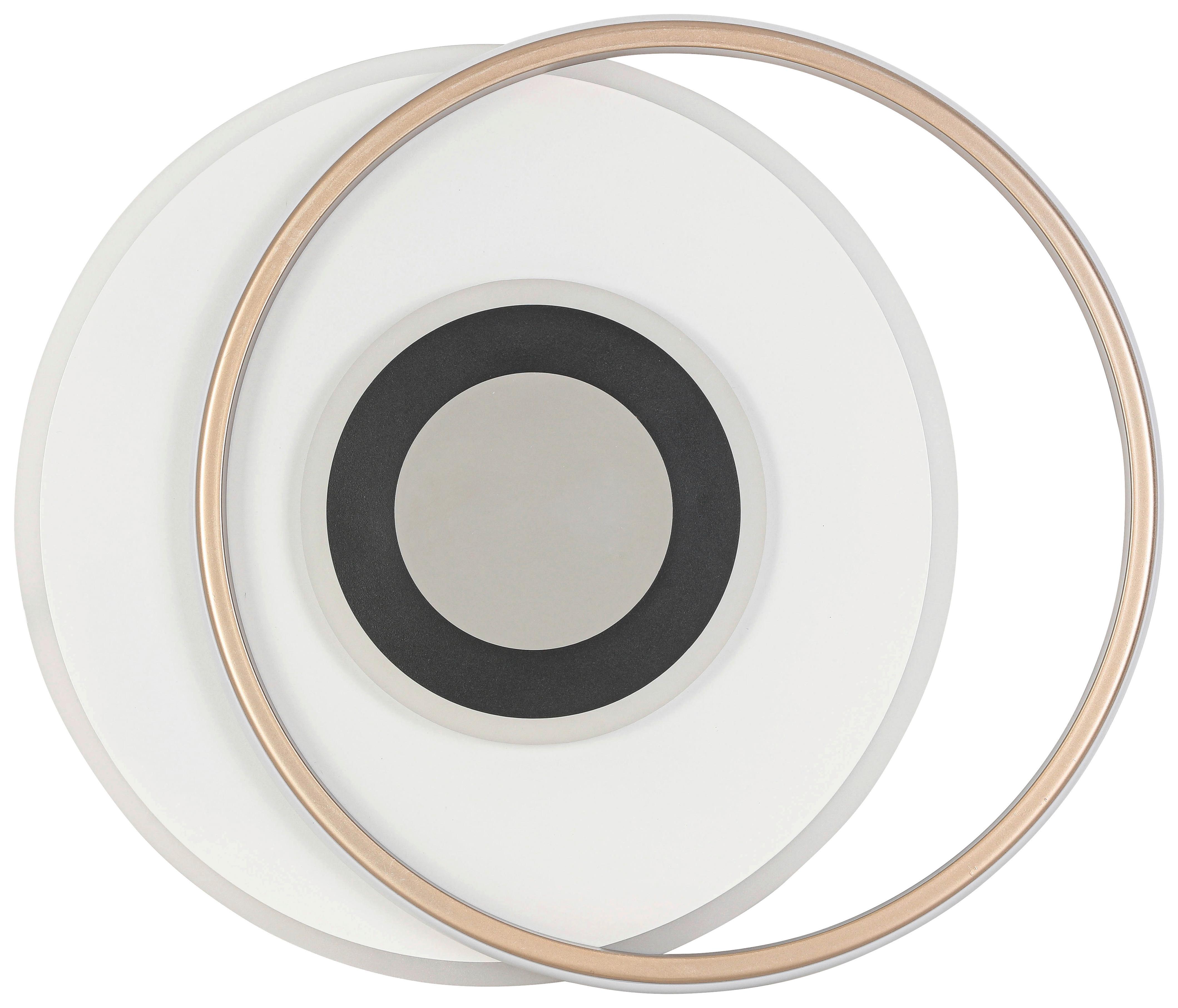 LED-TAKLAMPA KITKOL - vit/cappuccino, Modern, metall/plast (48/40/6cm) - Mömax