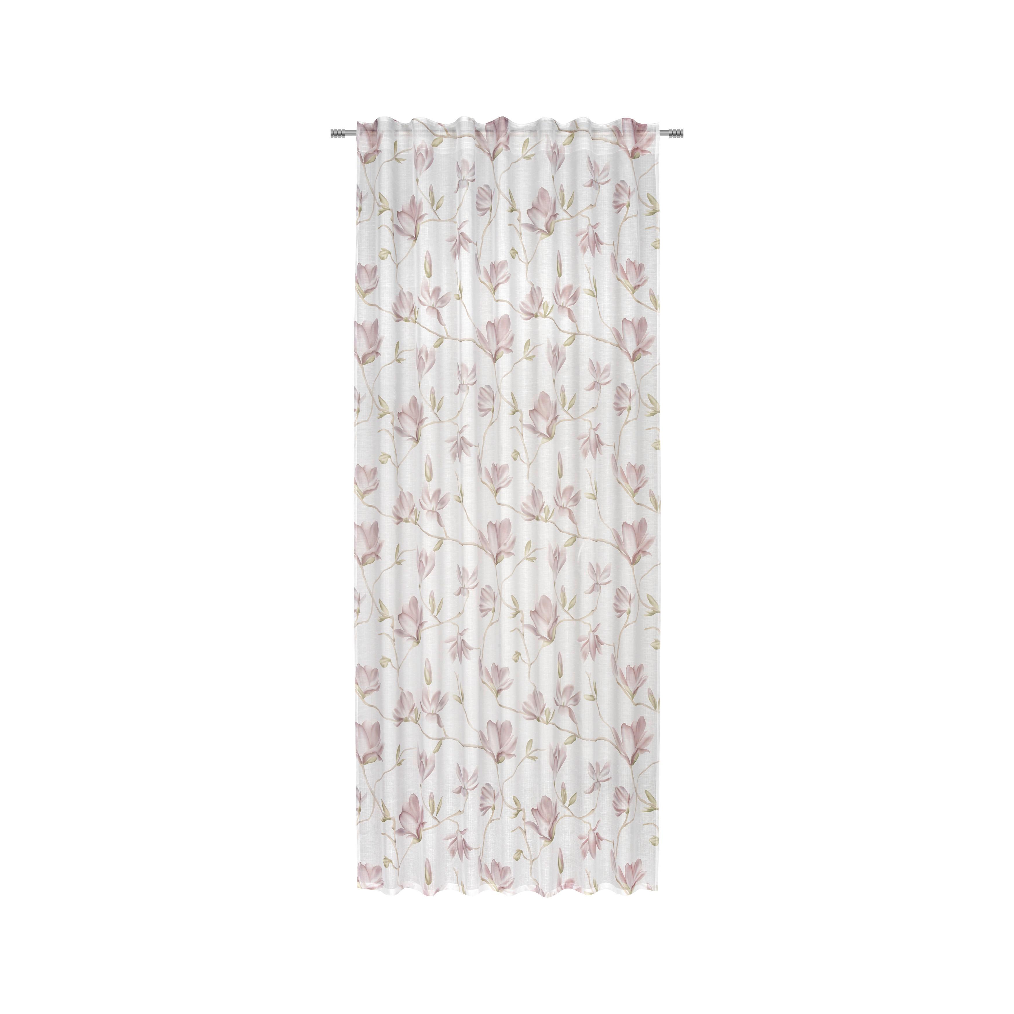 Končana Zavesa Magda - roza, Basics, tekstil (140/245cm) - Modern Living