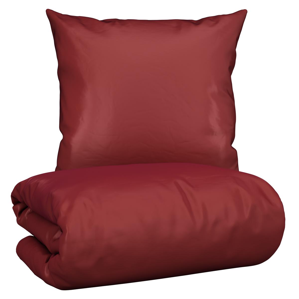 Bettwäsche Alex Uni ca. 135x200cm - Terracotta, MODERN, Textil (135/200cm) - Premium Living