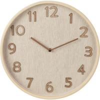 Falióra Clock - világosbarna/szürke, faalapú anyag (38/5cm)