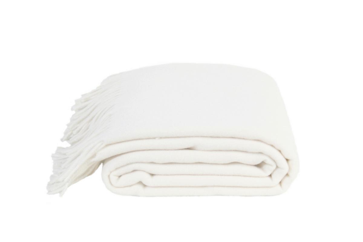 KOC DOMOWY 512020 CLASSIC LAMBSWOOL - kolor naturalny/biały, Konventionell, tkanina (140/190cm) - Zoeppritz