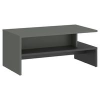 Klubska Miza Shirley, Siva, Zelena, Črna - siva/zelena, Design, leseni material (100/66/45,5cm)