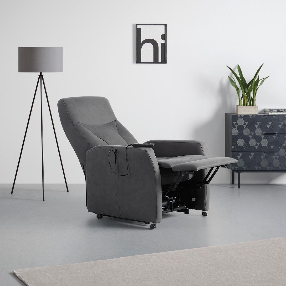 Relaxsessel Times in Graphitfarben - Graphitfarben, Modern, Textil (76/110/80cm) - Premium Living